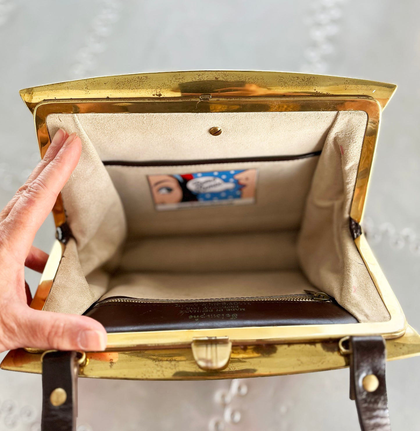 Golden Woman of the Tree Handbag