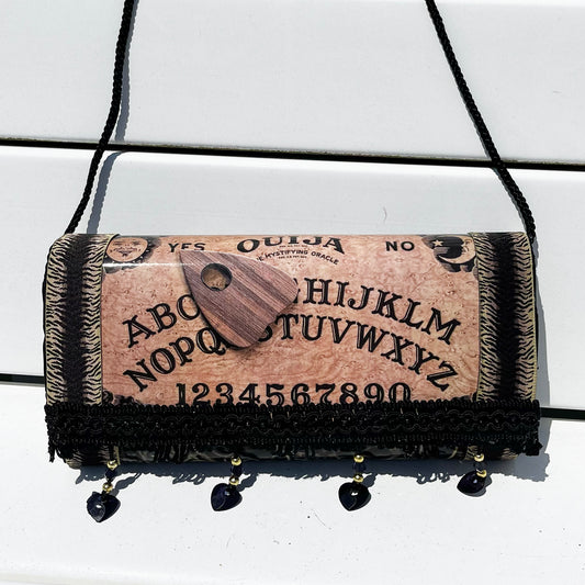 Ouija Board Up Cycled Clutch