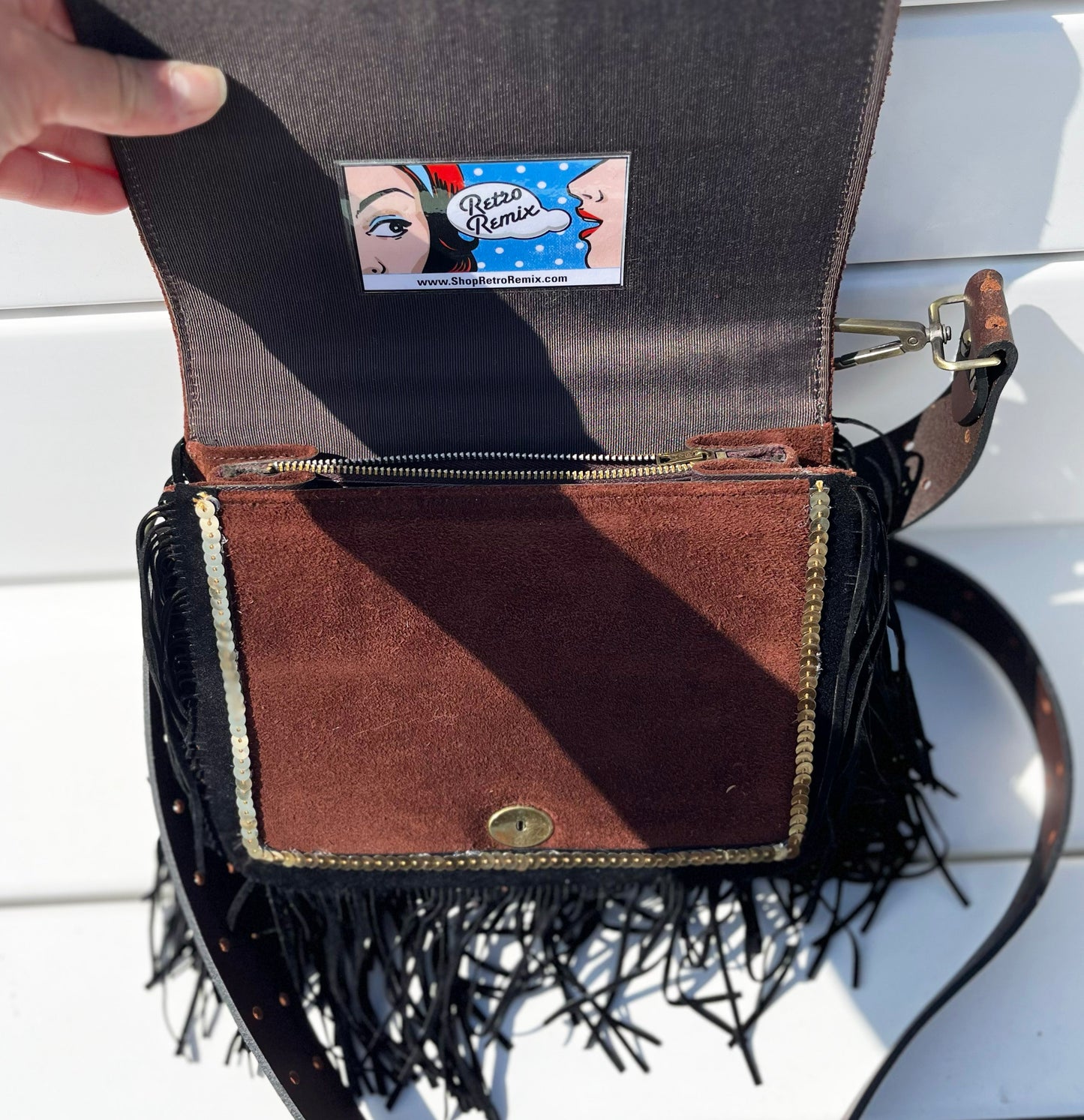 Star of The Show Suede Shoulder Bag