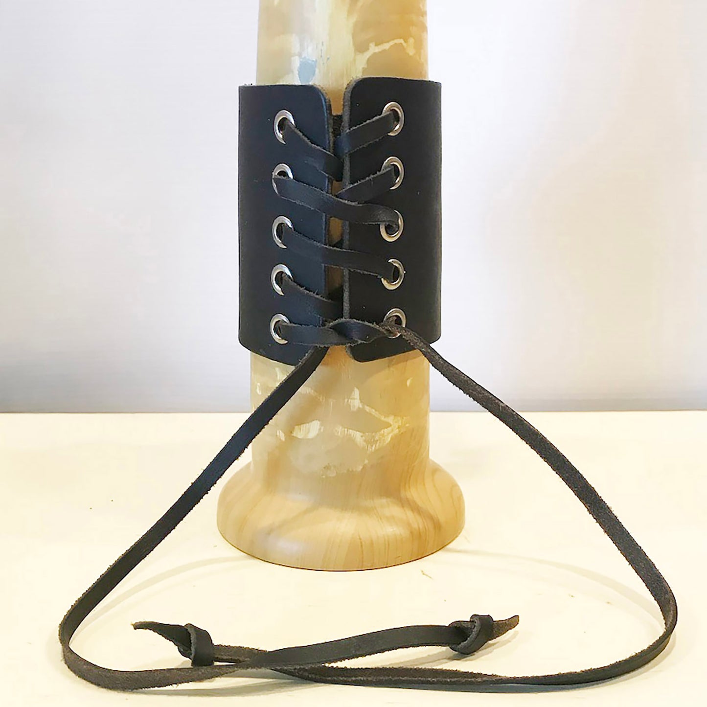 Skeleton Skull with Turquoise Stone Eyes Wrist Cuff