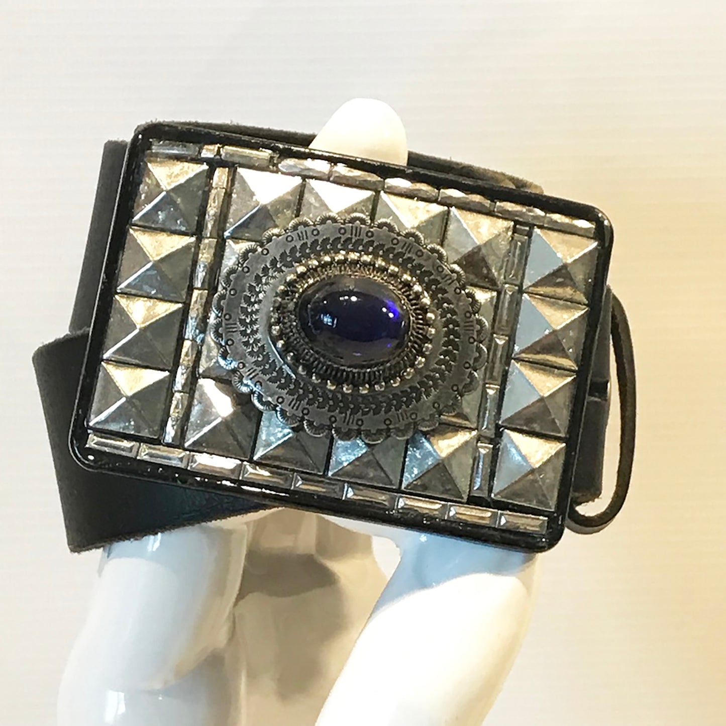Studded Jewel Buckle and Belt
