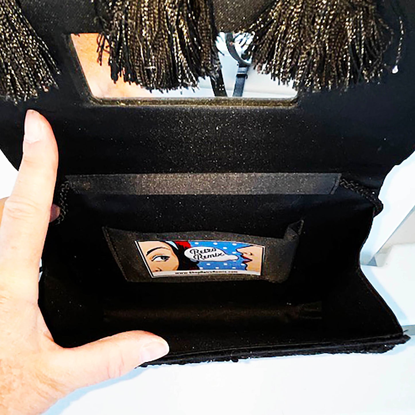 Lady Liberty Up Cycled Clutch