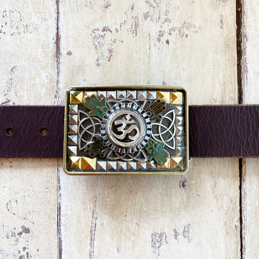Om Buckle and Belt Strap