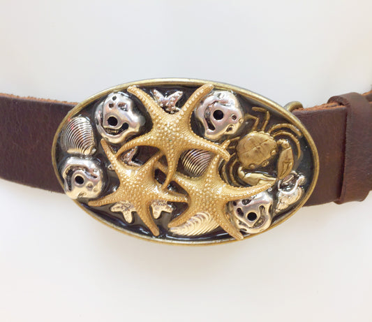 Starfish Buckle and Belt Strap