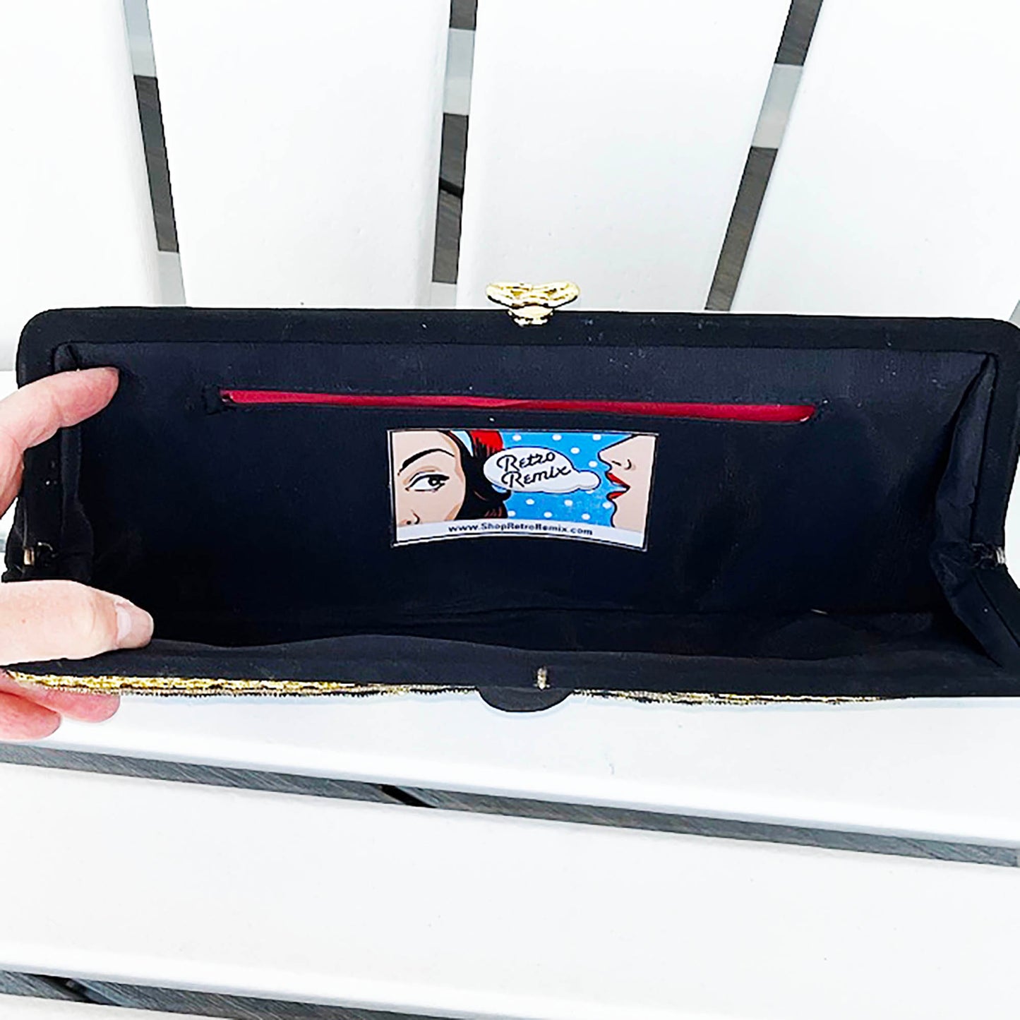 Van Gogh Starry Night Vintage Up Cycled Clutch