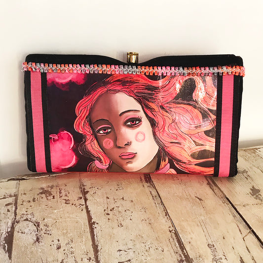 Goddess of Love Up Cycled Vintage Clutch
