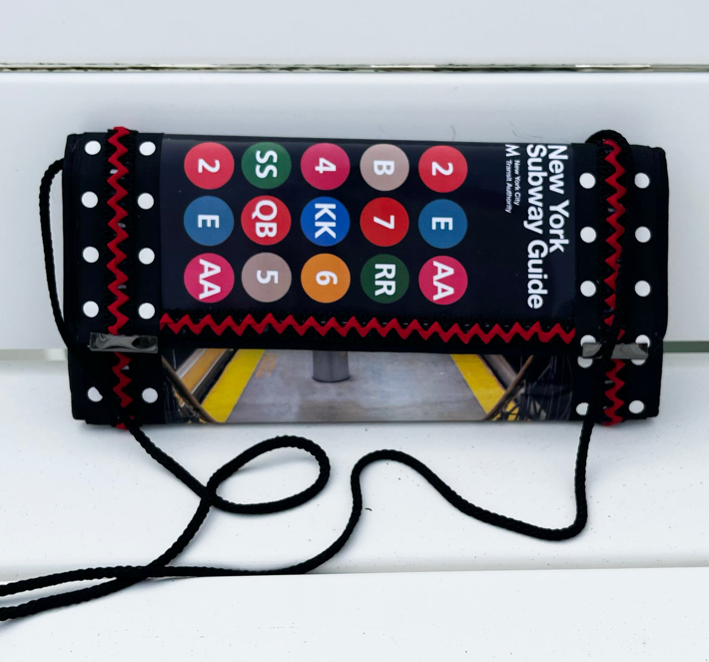 NYC Subway Guide Vintage Clutch